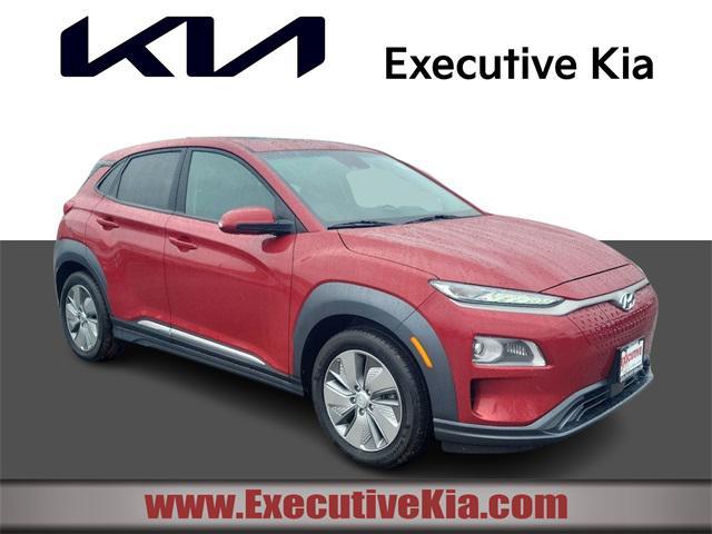used 2021 Hyundai Kona EV car, priced at $23,148