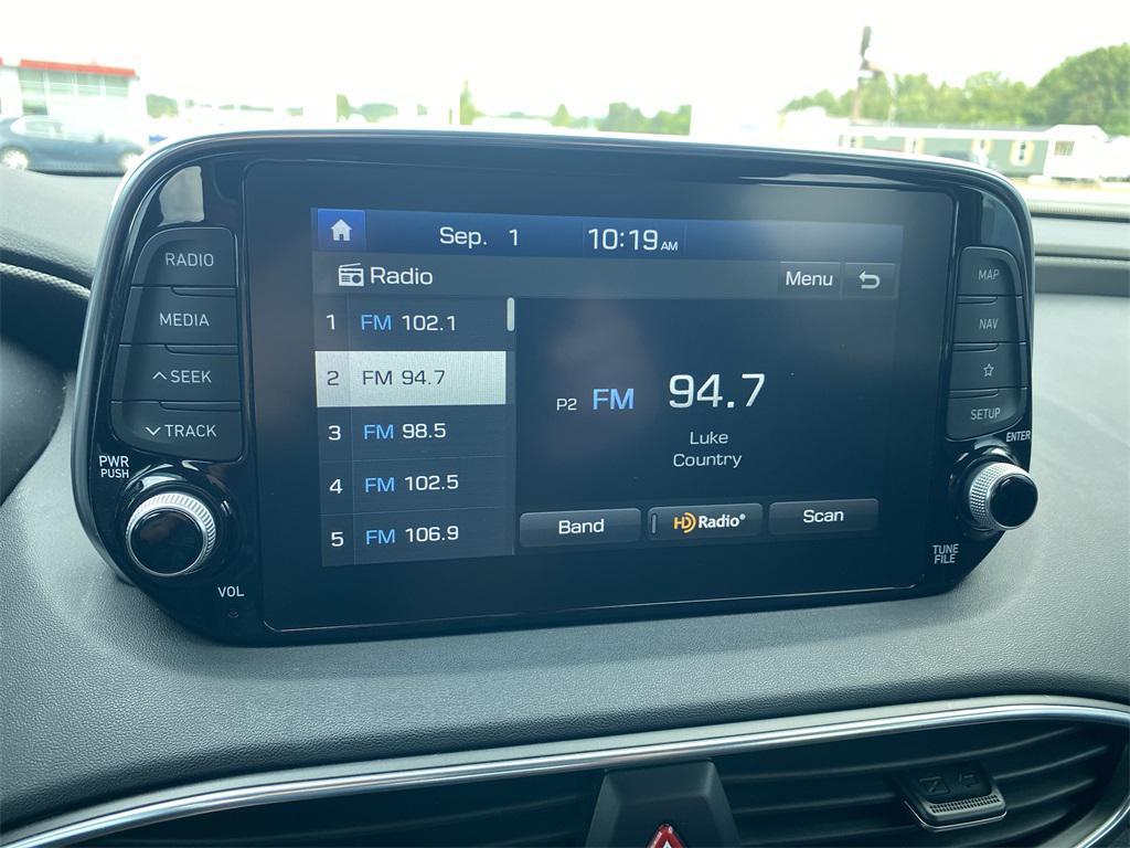 used 2019 Hyundai Santa Fe car, priced at $19,386