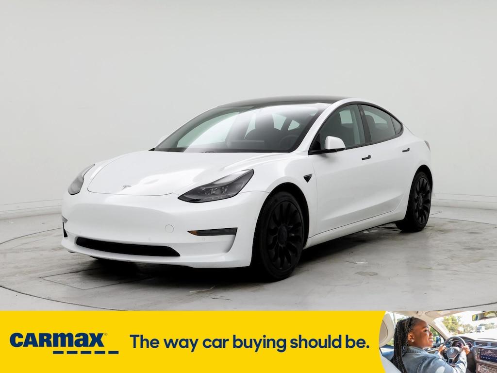 used 2021 Tesla Model 3 car, priced at $27,998