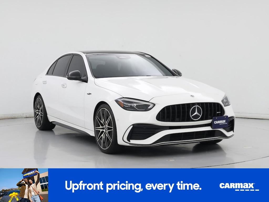 used 2023 Mercedes-Benz AMG C 43 car, priced at $48,998
