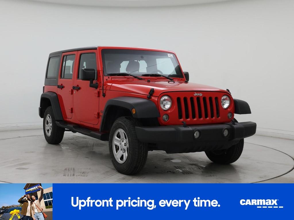 used 2016 Jeep Wrangler car, priced at $21,998