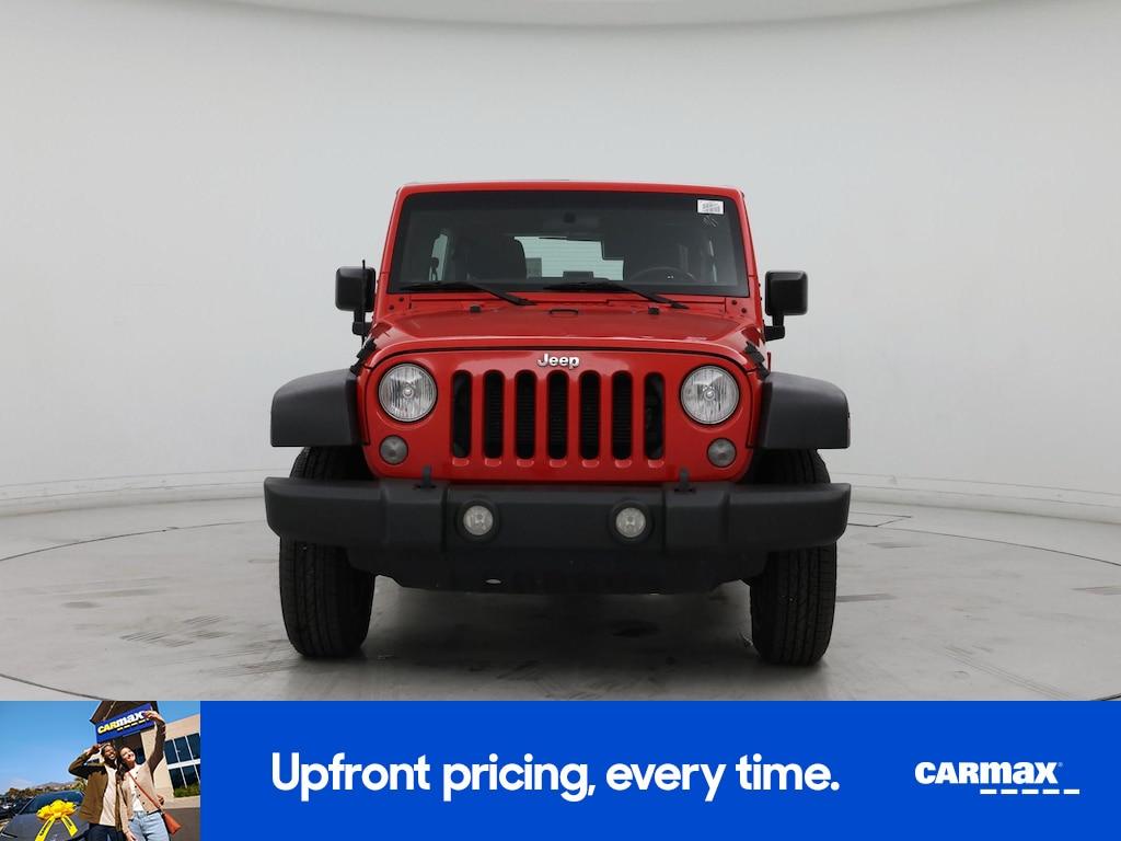 used 2016 Jeep Wrangler car, priced at $21,998