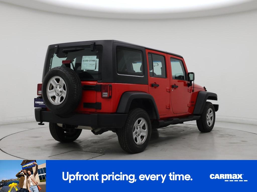used 2016 Jeep Wrangler car, priced at $21,998