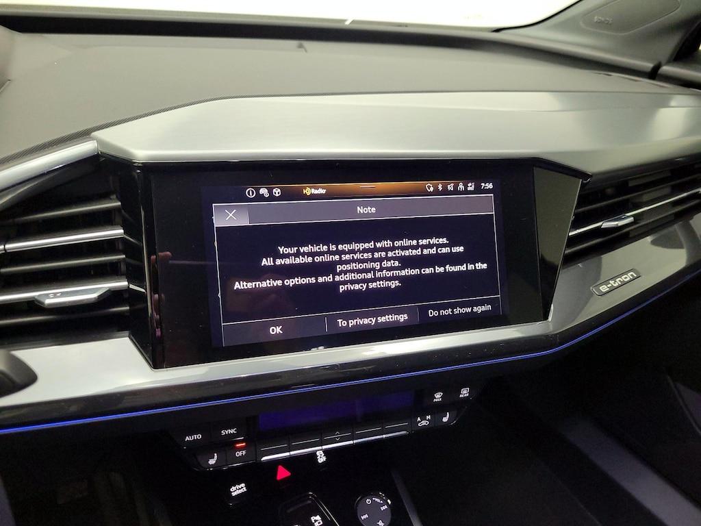 used 2022 Audi Q4 e-tron car, priced at $33,998