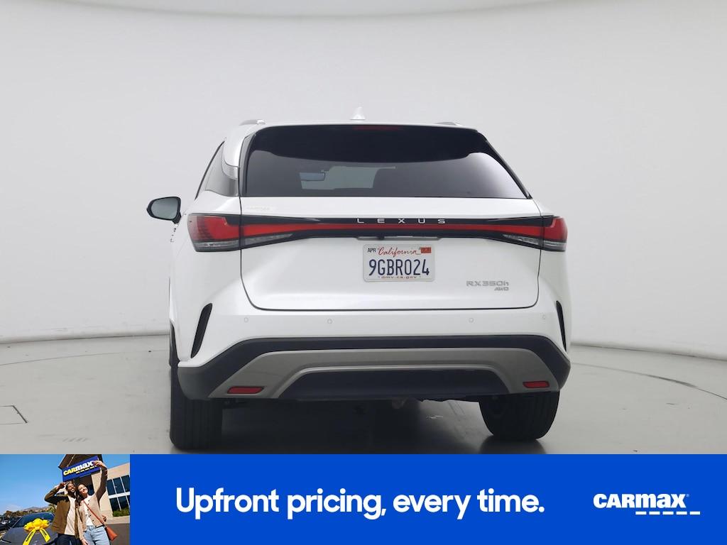 used 2023 Lexus RX 350h car, priced at $52,998