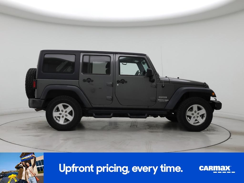 used 2018 Jeep Wrangler car, priced at $20,998