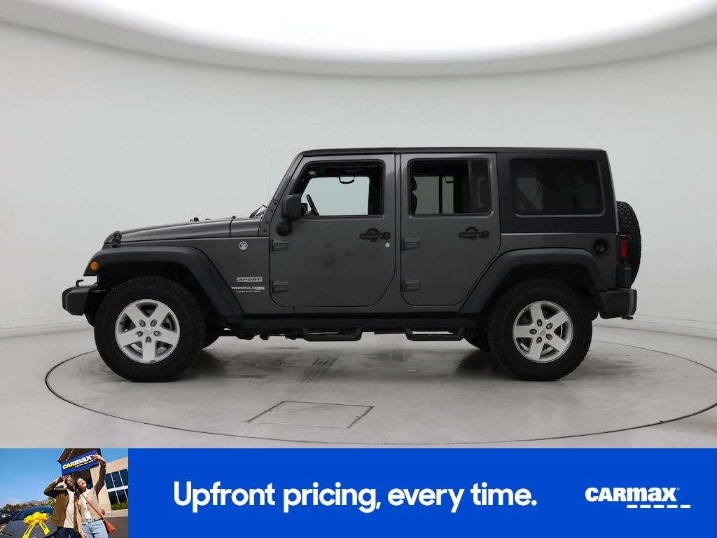 used 2018 Jeep Wrangler car, priced at $20,998