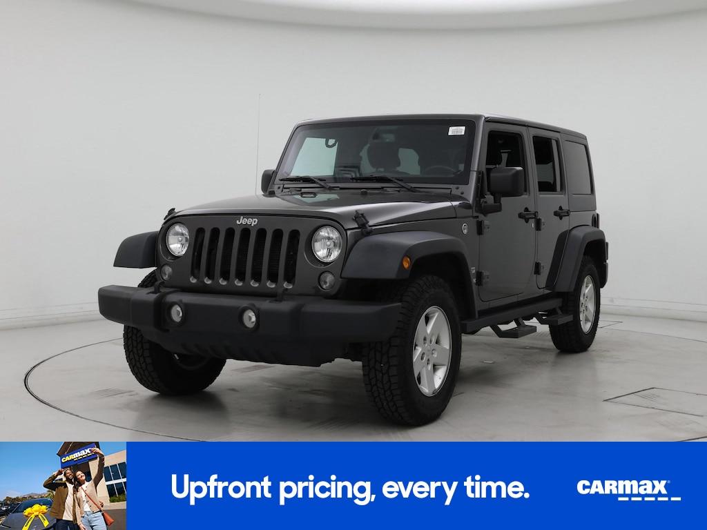 used 2018 Jeep Wrangler car, priced at $20,998