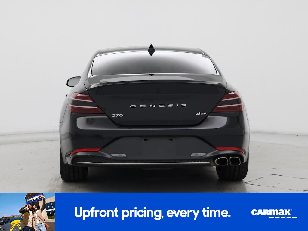 used 2023 Genesis G70 car, priced at $30,998