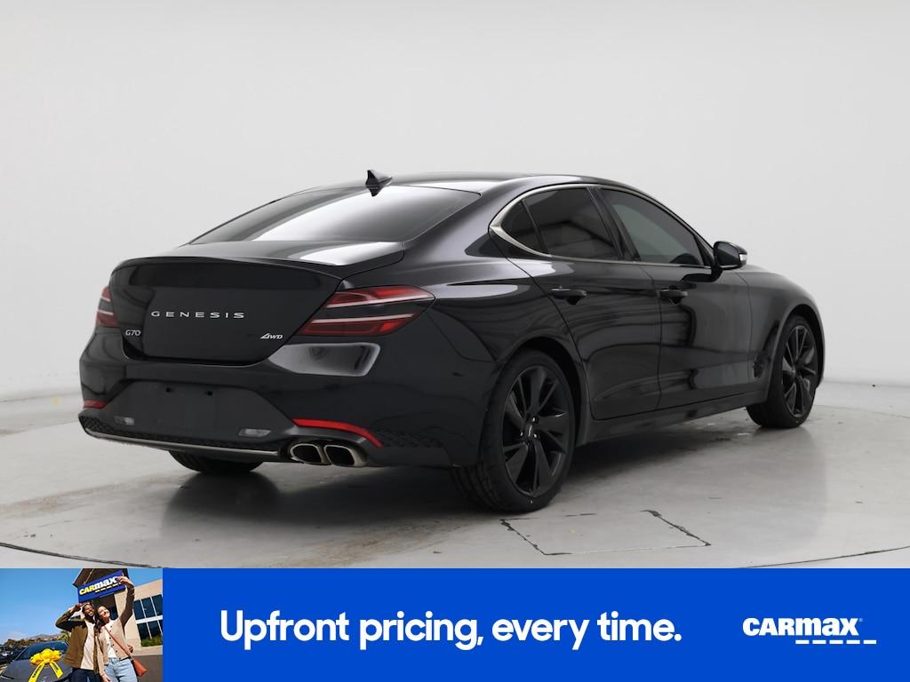 used 2023 Genesis G70 car, priced at $30,998