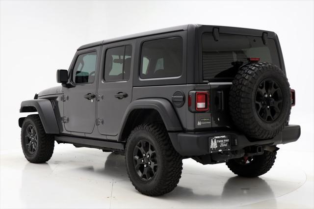 used 2022 Jeep Wrangler Unlimited car, priced at $33,800