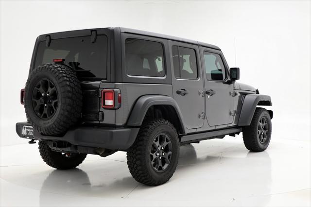 used 2022 Jeep Wrangler Unlimited car, priced at $33,800