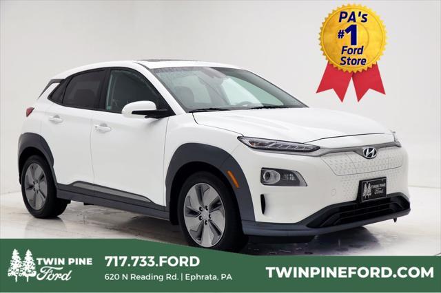 used 2021 Hyundai Kona EV car, priced at $16,900