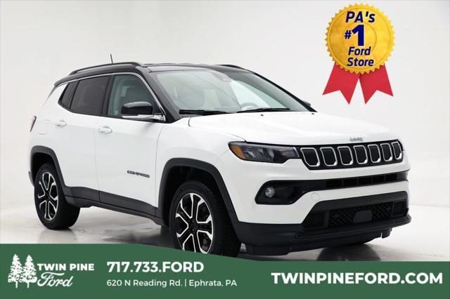 used 2022 Jeep Compass car, priced at $22,800