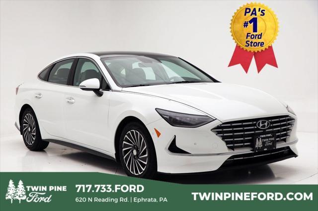 used 2022 Hyundai Sonata Hybrid car, priced at $23,900