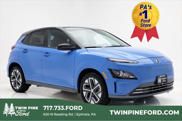 used 2022 Hyundai Kona EV car, priced at $17,400