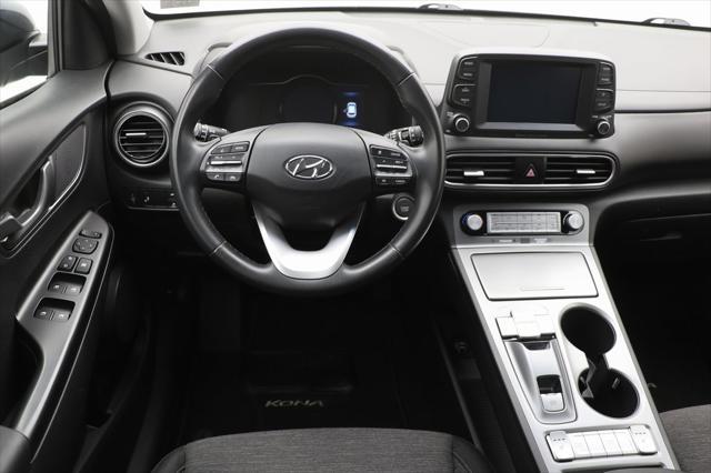 used 2021 Hyundai Kona EV car, priced at $14,800