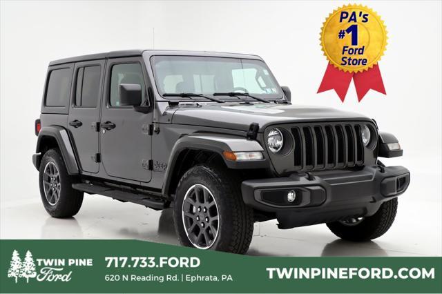 used 2021 Jeep Wrangler Unlimited car, priced at $31,400