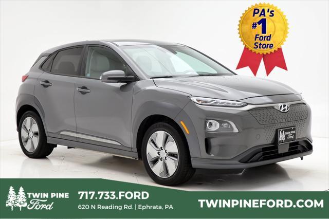 used 2021 Hyundai Kona EV car, priced at $17,400