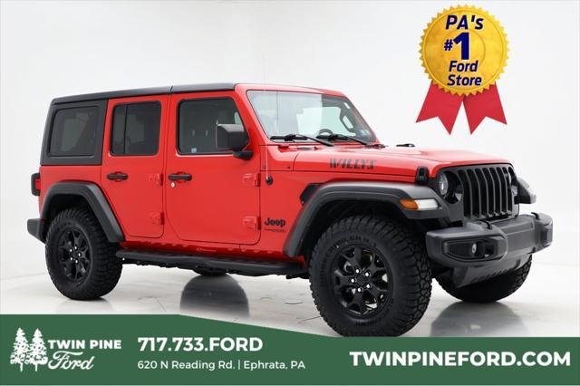 used 2021 Jeep Wrangler car, priced at $30,800