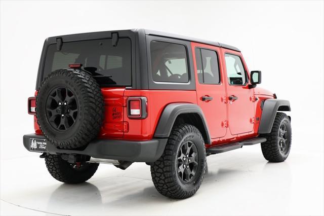 used 2021 Jeep Wrangler car, priced at $30,800