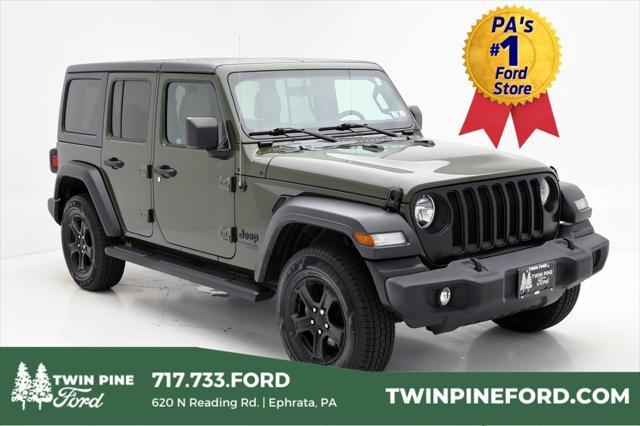 used 2021 Jeep Wrangler Unlimited car, priced at $29,800