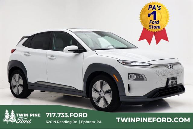 used 2021 Hyundai Kona EV car, priced at $16,900