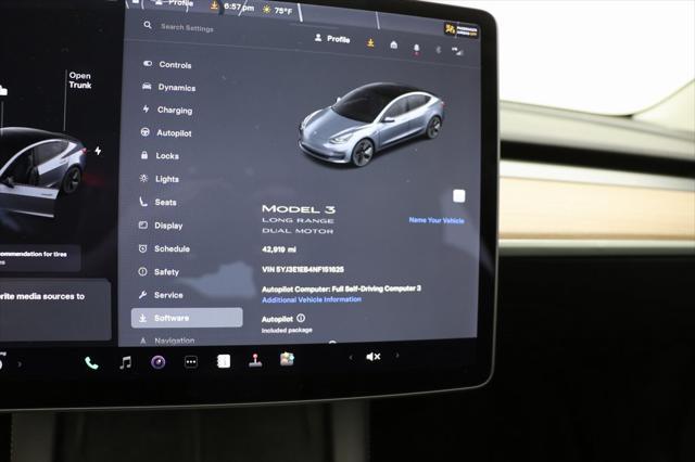 used 2022 Tesla Model 3 car, priced at $24,500