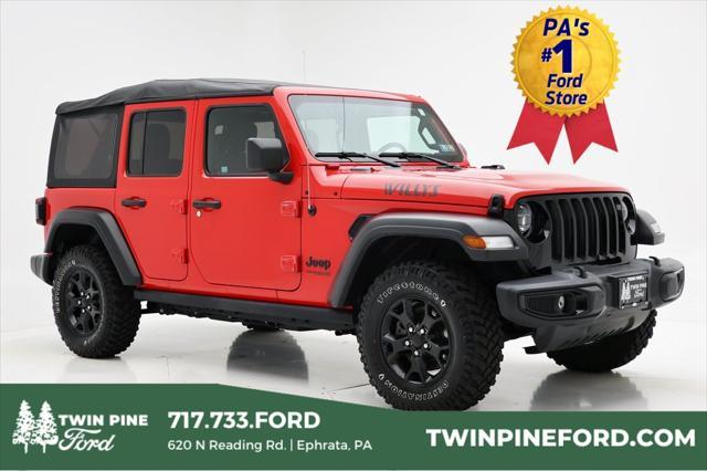 used 2022 Jeep Wrangler car, priced at $30,900