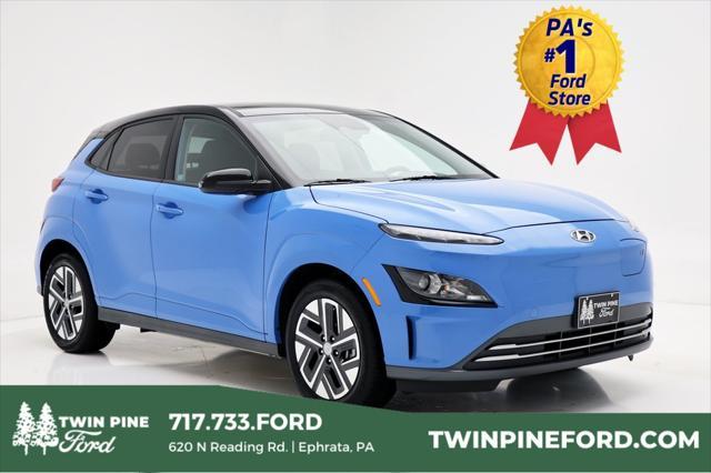 used 2022 Hyundai Kona EV car, priced at $18,900