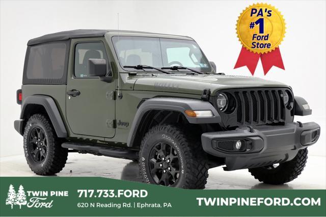 used 2021 Jeep Wrangler car, priced at $27,900