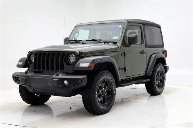 used 2021 Jeep Wrangler car, priced at $27,900