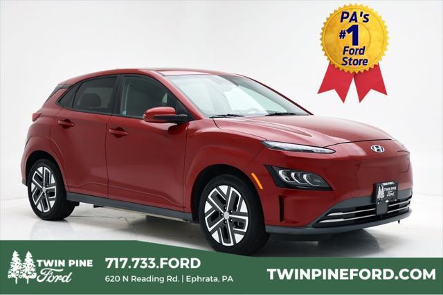 used 2022 Hyundai Kona EV car, priced at $19,900