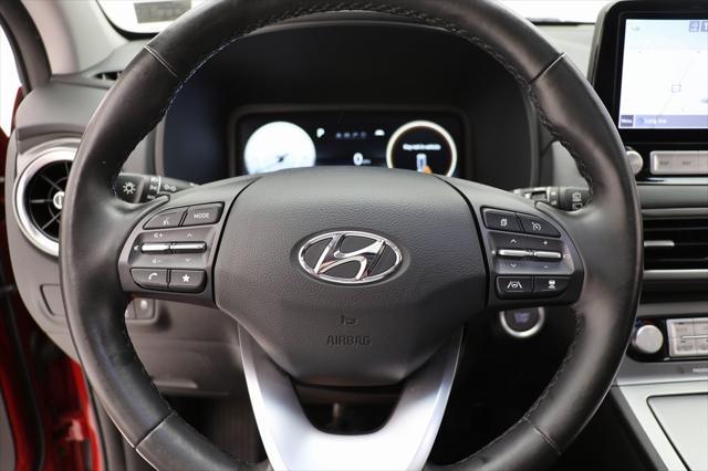 used 2022 Hyundai Kona EV car, priced at $19,900