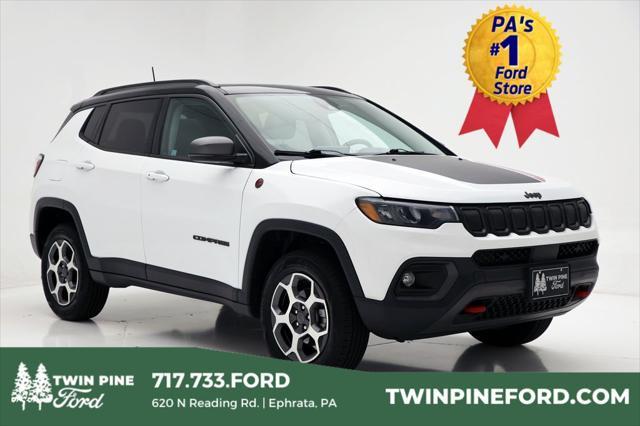 used 2022 Jeep Compass car, priced at $24,400