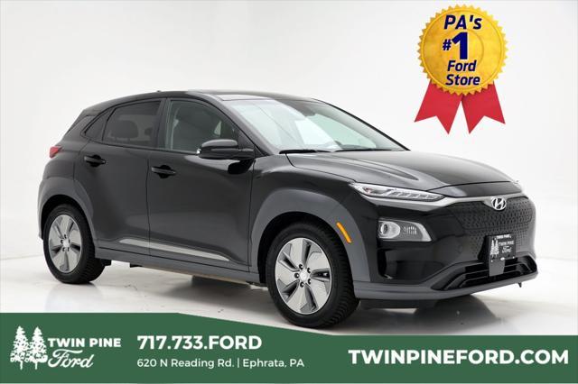 used 2021 Hyundai Kona EV car, priced at $18,400