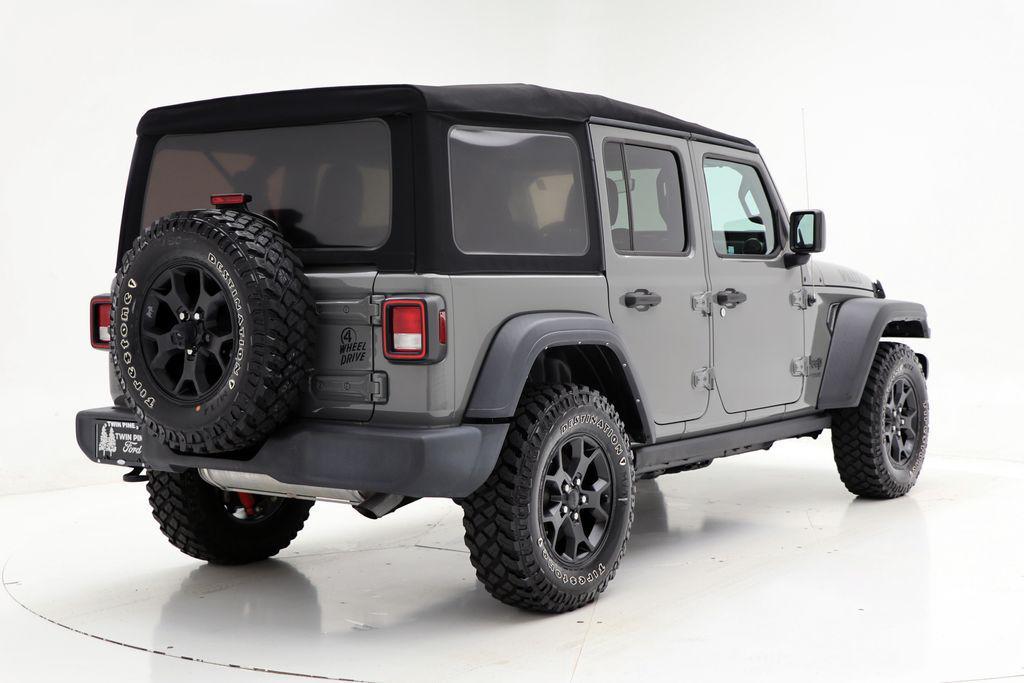 used 2021 Jeep Wrangler car, priced at $29,900