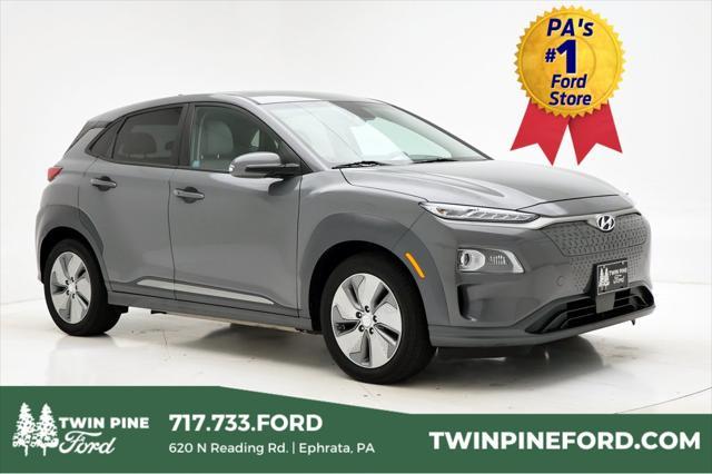 used 2021 Hyundai Kona EV car, priced at $18,400