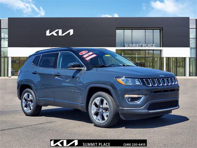 used 2018 Jeep Compass car, priced at $15,877