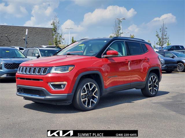 used 2021 Jeep Compass car, priced at $17,577