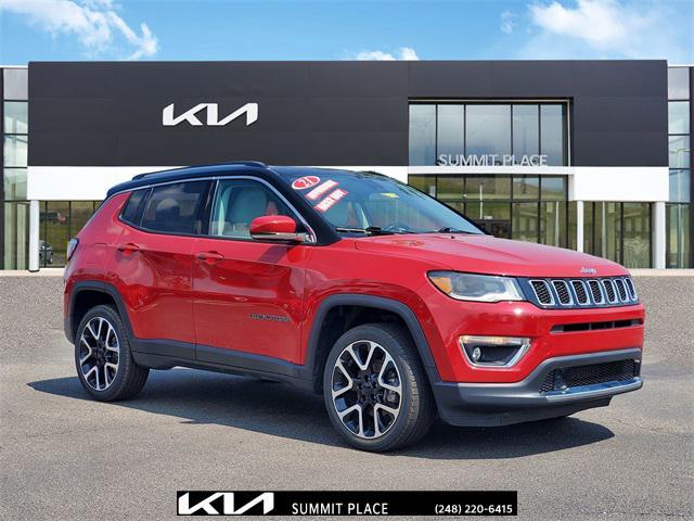 used 2021 Jeep Compass car, priced at $17,577
