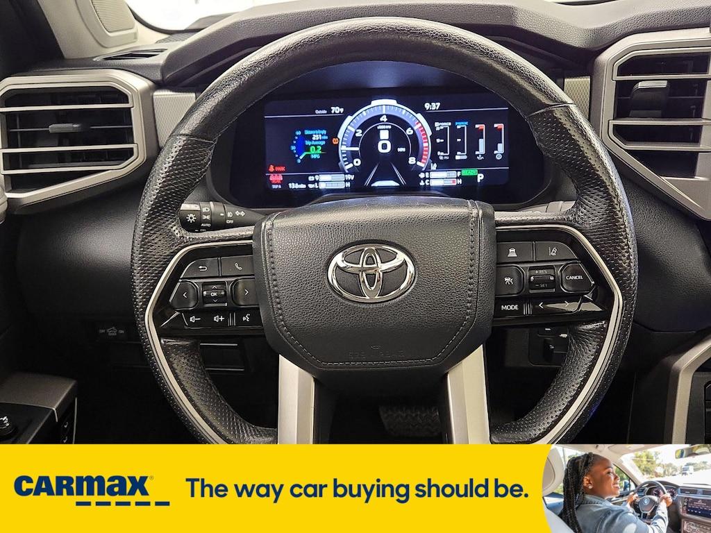 used 2022 Toyota Tundra Hybrid car, priced at $49,998