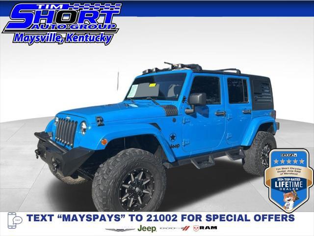 used 2012 Jeep Wrangler Unlimited car, priced at $13,999