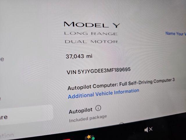 used 2021 Tesla Model Y car, priced at $29,655