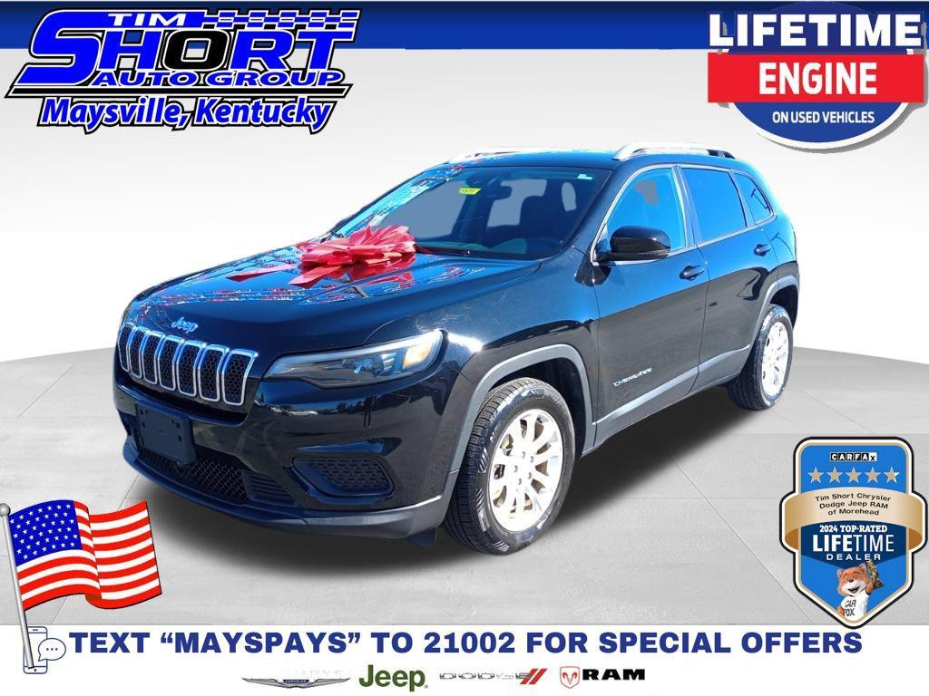 used 2021 Jeep Cherokee car, priced at $15,000