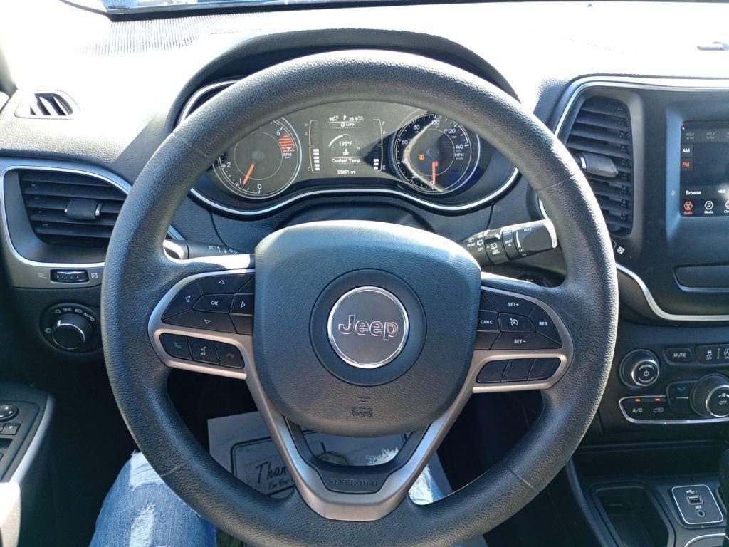 used 2021 Jeep Cherokee car, priced at $15,000