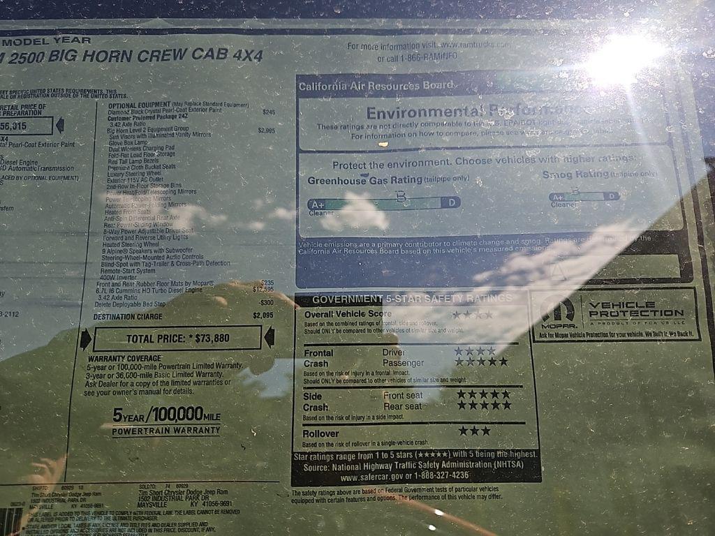 new 2025 Ram 2500 car, priced at $62,701