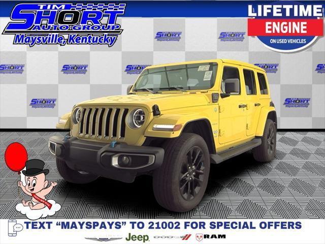 used 2022 Jeep Wrangler Unlimited 4xe car, priced at $30,999