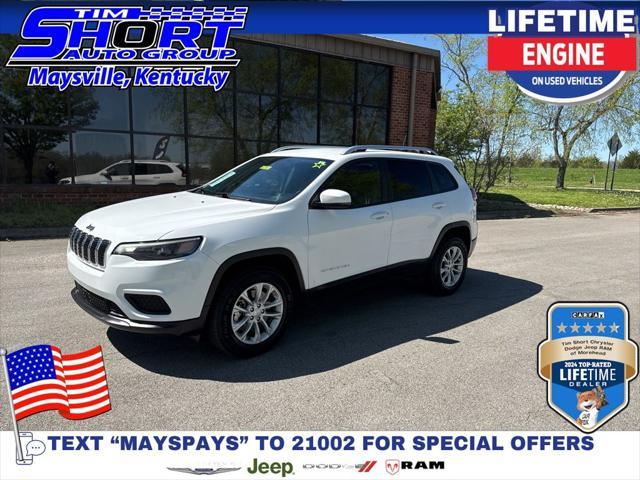 used 2021 Jeep Cherokee car, priced at $17,982