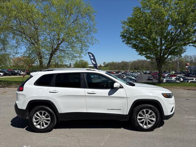 used 2021 Jeep Cherokee car, priced at $17,982